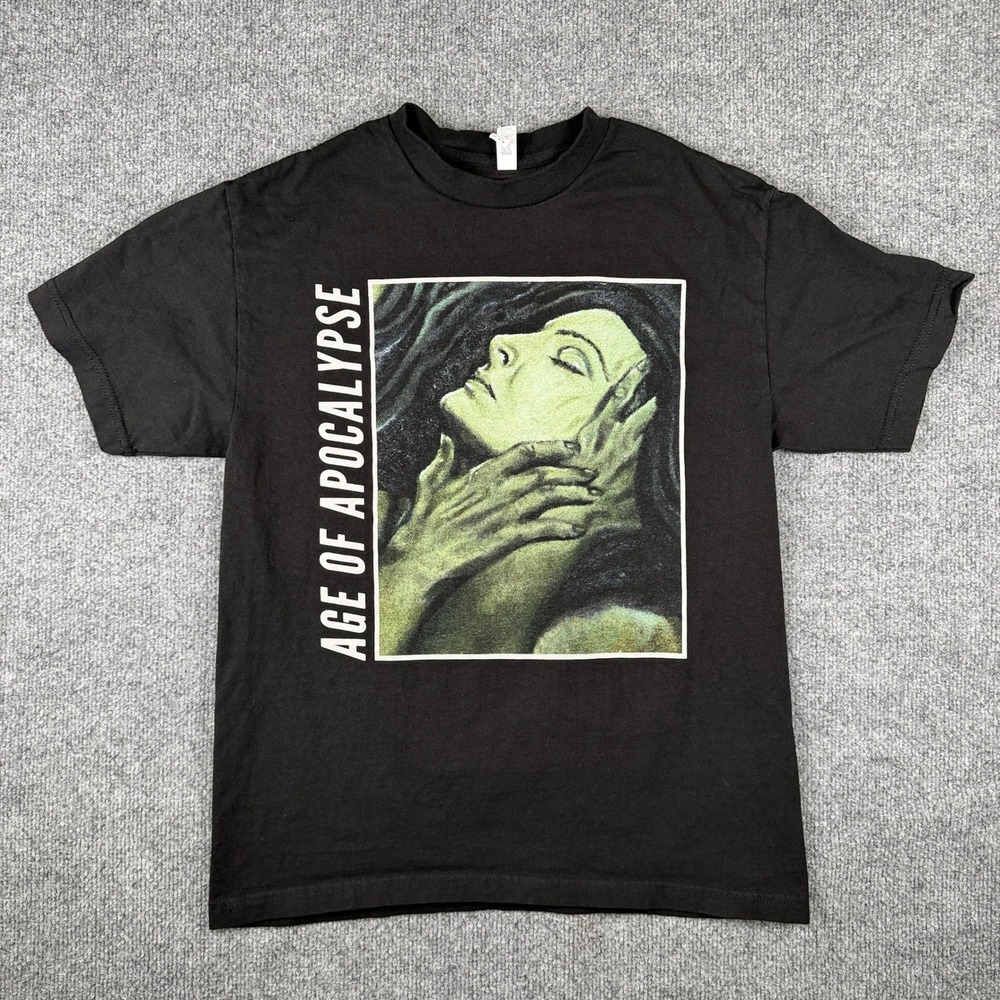Age of Apocalypse Closed Casket Activities Hardcore Band T-Shirt Mens M Black
